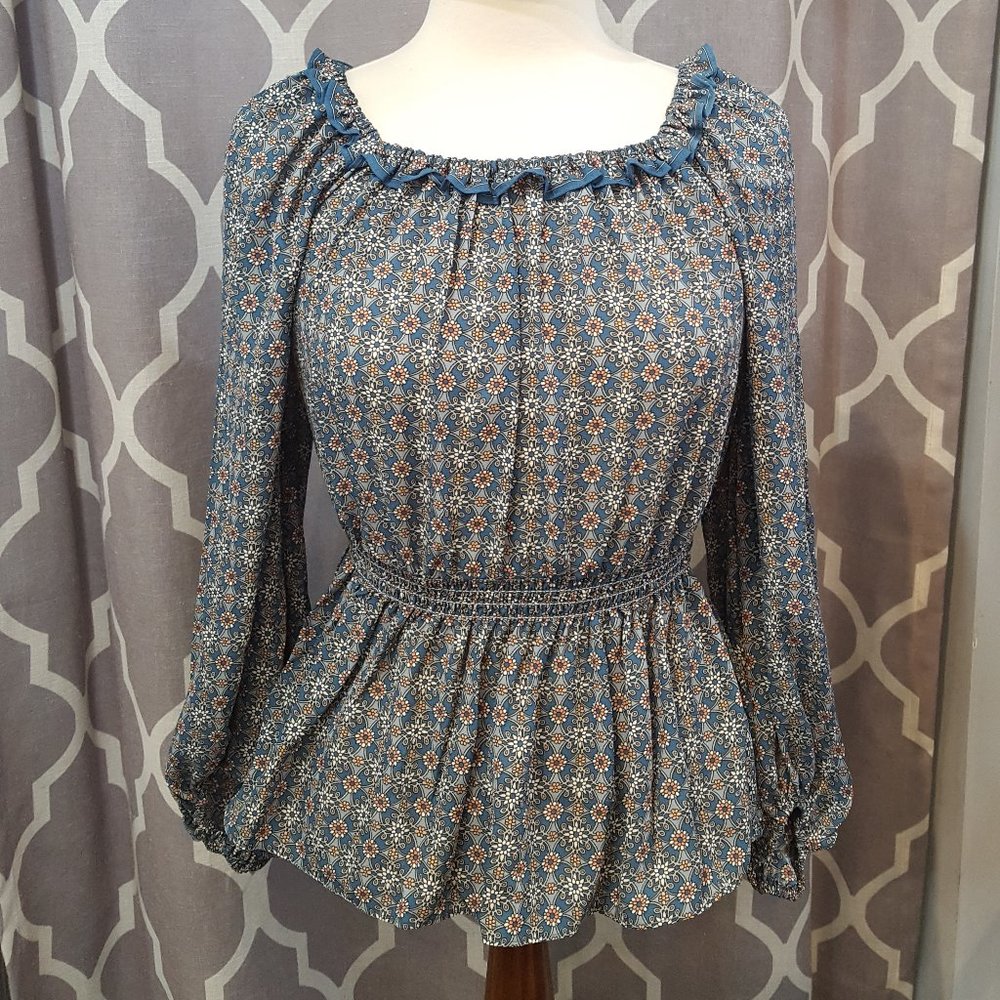 MAXSTUDIO | Floral Blouse | Size: XS